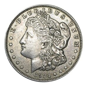 1921 morgan silver dollar extra fine (ef) condition set ef-40