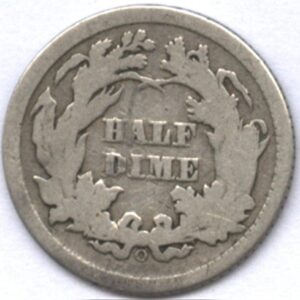 Seated Liberty Half Dime Dated From 1837 to 1873 Half Dime Very Good