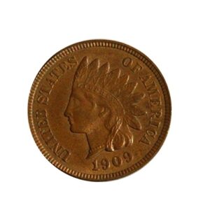 1909 indian head cent penny g/vg condition set very good