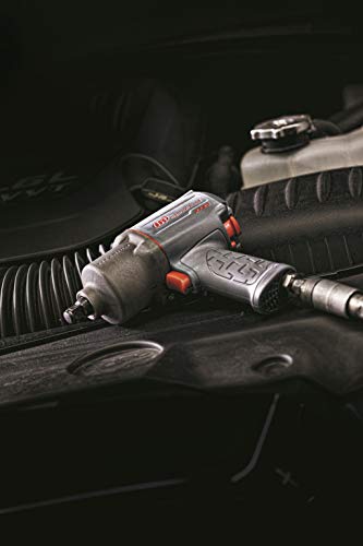 Ingersoll Rand 2235TiMAX 1/2” Drive Air Impact Wrench – Lightweight 4.6 lb Design, Powerful Torque Output Up to 1,350 ft-lbs, Titanium Hammer Case, Max Control, Gray