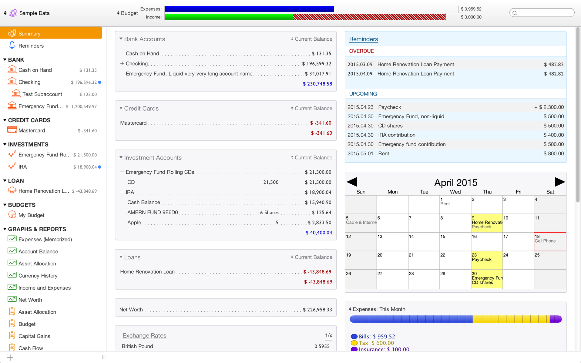 Moneydance Personal Finance Manager for Windows [Download]