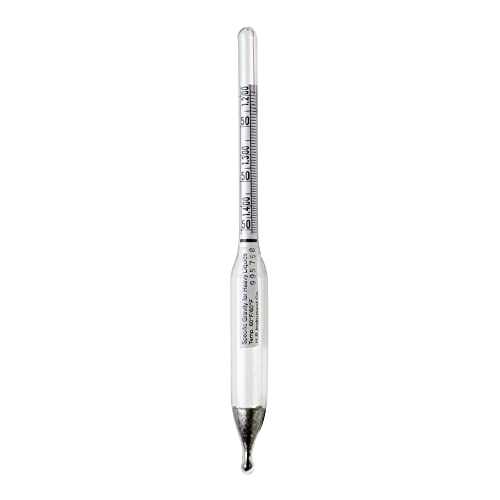 SP Bel-Art, H-B DURAC 1.000/1.600 Specific Gravity Hydrometer for Liquids Heavier Than Water (B61801-7000)