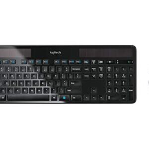 Logitech MK750 Wireless Solar Keyboard and Wireless Marathon Mouse Combo for PC