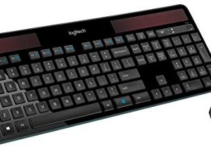 Logitech MK750 Wireless Solar Keyboard and Wireless Marathon Mouse Combo for PC