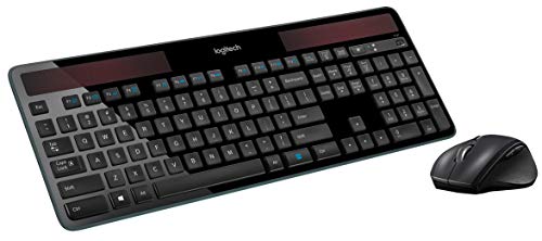 Logitech MK750 Wireless Solar Keyboard and Wireless Marathon Mouse Combo for PC