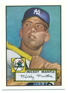 1991 topps mickey mantle 1952 rookie reprint from the 1991 east coast national - baseball card