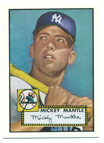 1991 Topps Mickey Mantle 1952 Rookie Reprint from the 1991 East Coast National - Baseball Card