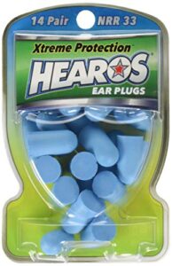 hearos xtreme protection series foam ear plugs, 14 pair (pack of 3)