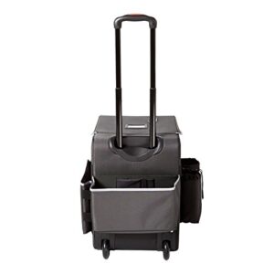 Rubbermaid Commercial Products Executive Janitorial Housekeeping Quick Cart, Medium, 1902466,Dark Gray