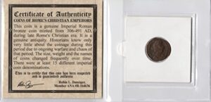 constantius ii certified authentic ancient roman coin