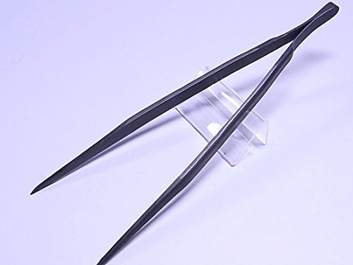 Bonsai Tweezers 200mm / Straight Head / Forged Steel No.62a