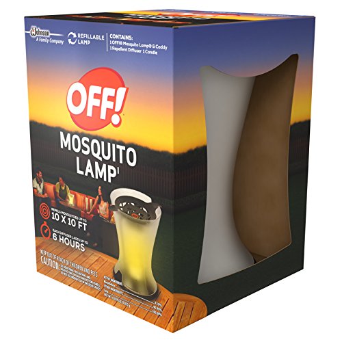 OFF! Refillable Mosquito Lamp, Repels Mosquitoes up to 10 x 10 feet, Protection for up to 6 Hours, 1 Count