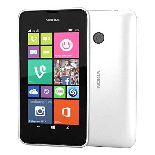 Nokia Lumia 530 RM-1018, 4GB, Single Sim (Unlocked) - White