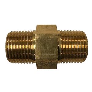 hearth products controls hpc fire 1/2-inch natural gas brass orifice adapter (678brs)