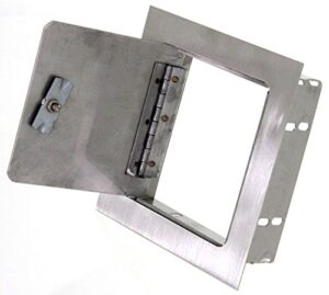 hearth products controls hpc fire recessed mount stainless steel access door (ad-rm6x6ss), 6x6-inch