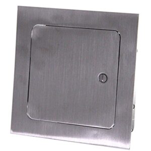 Hearth Products Controls HPC Fire Recessed Mount Stainless Steel Access Door (AD-RM6X6SS), 6x6-Inch