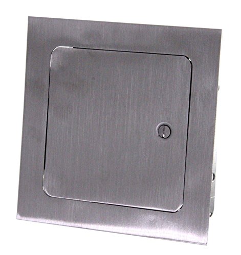 Hearth Products Controls HPC Fire Recessed Mount Stainless Steel Access Door (AD-RM6X6SS), 6x6-Inch