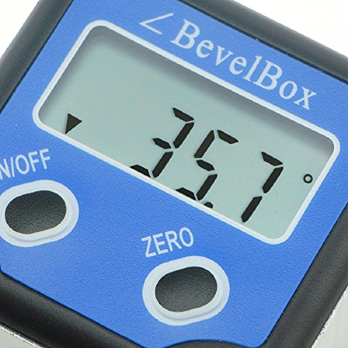 Digital Light Weight Bevel Box Gauge Angle Protractor Magnetic Angle Gage Level/Protractor/Bevel Gauge fo Handyman, DIY tools