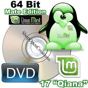 linux mint 17 "qiana" 64 bit mate edition dvd