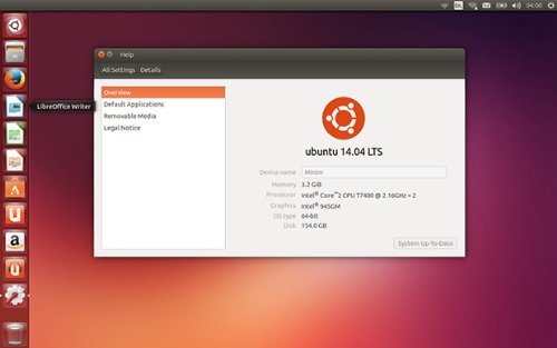 Ubuntu Linux 14.04 "Trusty Tahr" 32-Bit Edition DVD