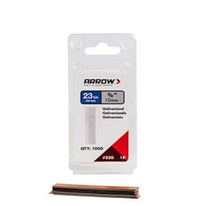 arrow 23g10-1k arrow 3/8-inch pin nail, 1000-pack , grey