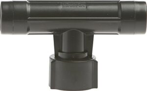 swan products mgezfe3801 miracle-gro soaker system push on fitting replacement piece: feeder connector, black