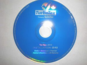 turbotax basic 2010 tax year for canada - tax preparation software - do your taxes yourself the cheap & easy way!!