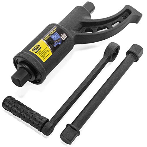 XtremepowerUS Torque Wrench Labor Saving Lug Nut Wrench/Multiplier w/Cr-v Socket (Torque Wrench W/ 8pc Socket Set)