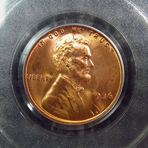 1936 Lincoln Wheat Penny PCGS MS66