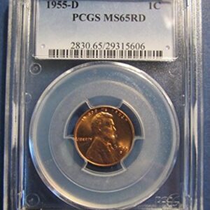 1955 D Penny PCGS MS65