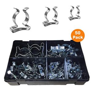 50 x Assorted Tool Spring Terry Clips Heavy Duty Storage / Shed Garage