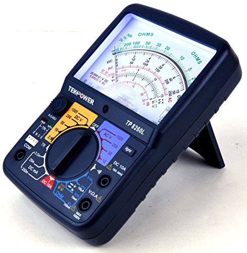 Tekpower TP8260L Analog Multimeter with Back Light, and Transistor Checking Dock