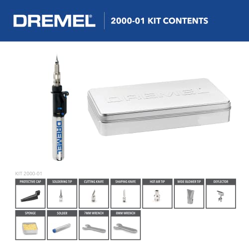 Dremel 2000-01 VersaTip Precision Butane Torch Portable Micro Torch Mini Welder