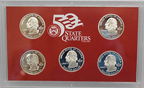 2007 S U.S. Silver State Quarters Proof Set US Mint Uncirculated