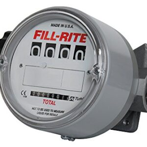 Fill-Rite TN860AN1CAB2GAC High Flow/High Pressure Rugged Application Meters, 150 PSI, 1-1/2" NPT, 6 to 60 LPM, 1-2 Viscosity Range