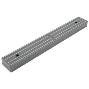 master magnetics magnetic tool holder with magnetic mount - 12" wide, 30 lb per inch pull, gray, 07576