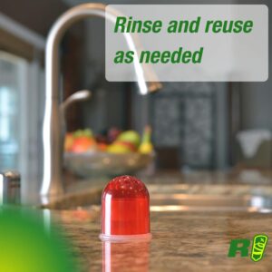 RESCUE! Fruit Fly Trap – Reusable, Includes Liquid Bait Attractant