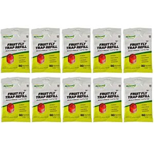 rescue! fruit fly trap bait refill – 30 day supply – 10 pack