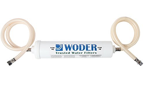 Woder-10K-DC Ultra High Capacity Under Sink Water Filter with Direct Connect Fittings - WQA Certified 10,000gal – Removes Chlorine, Lead, Chromium 6, Heavy Metals, Odors/Contaminants - US Made