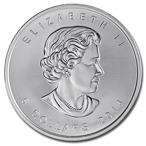 2014 1 oz Silver Canadian Maple Leaf Five Dollar Uncirculated