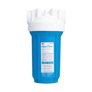 aqua-pure aquapure ap800 series whole house filter housing ap801b, 5639201, large diameter, blue sump, 10 in (hazd073341)