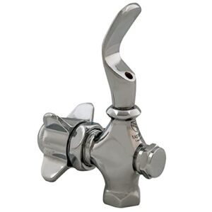 ez-flo 1/2 inch ips self-closing drinking fountain faucet, chrome, 10341lf