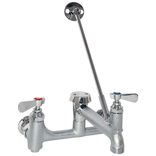 EZ-FLO 10361 Wall-Mount Compression Service Faucet, Chrome