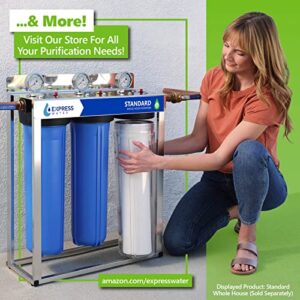 Express Water Reverse Osmosis Water Filtration System – 5 Stage RO Water Filter System with Faucet and Tank – Under Sink Water Filter – 100 GPD