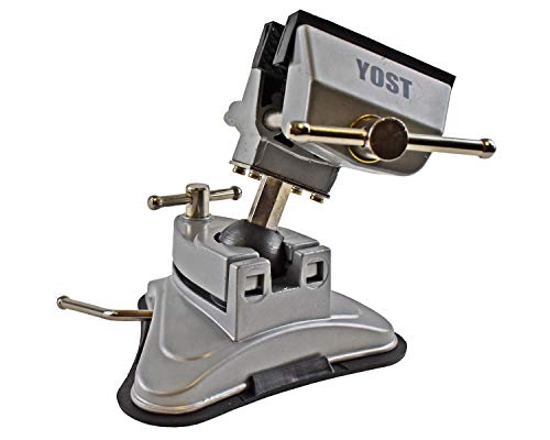 Yost Tools Yost V-275 Portable Vacuum Base Vise, Pivots Multi-Angle, 2.75” Jaw Width, (1 Pack), Silver