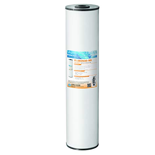 APEC Water Systems 20" Whole House BB Replacement Water Filter High Flow Iron Reduction (FI-IRON20-BB)