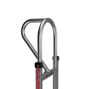 Magliner HRK15AUAE2 Self-Stabilizing Hand Truck, Vertical Loop Handle, Interlocked Microcellular Foam Wheels, Straight Back Frame, 500 lb Capacity