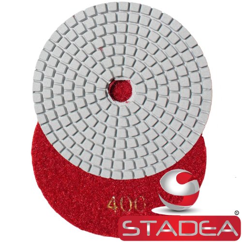 4 inch diamond concrete polishing pads - Granite Marble Stone Polishing 8 Pcs Set By STADEA