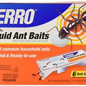 Terro Liquid Ant Killer Baits(6 Bait Stations Net Contents 2.2fl.oz/0.36fl.oz)