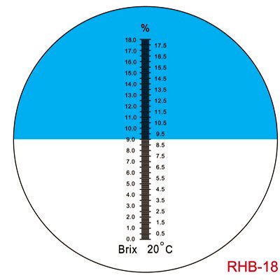 Sinotech Hard case Brix 0-18% Brix Refractometer RHB-18ATC Cutting Liquid Tester